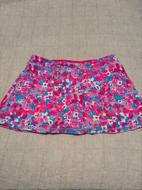 Lilly Pulitzer Pink & Blue Floral Girls' Skort